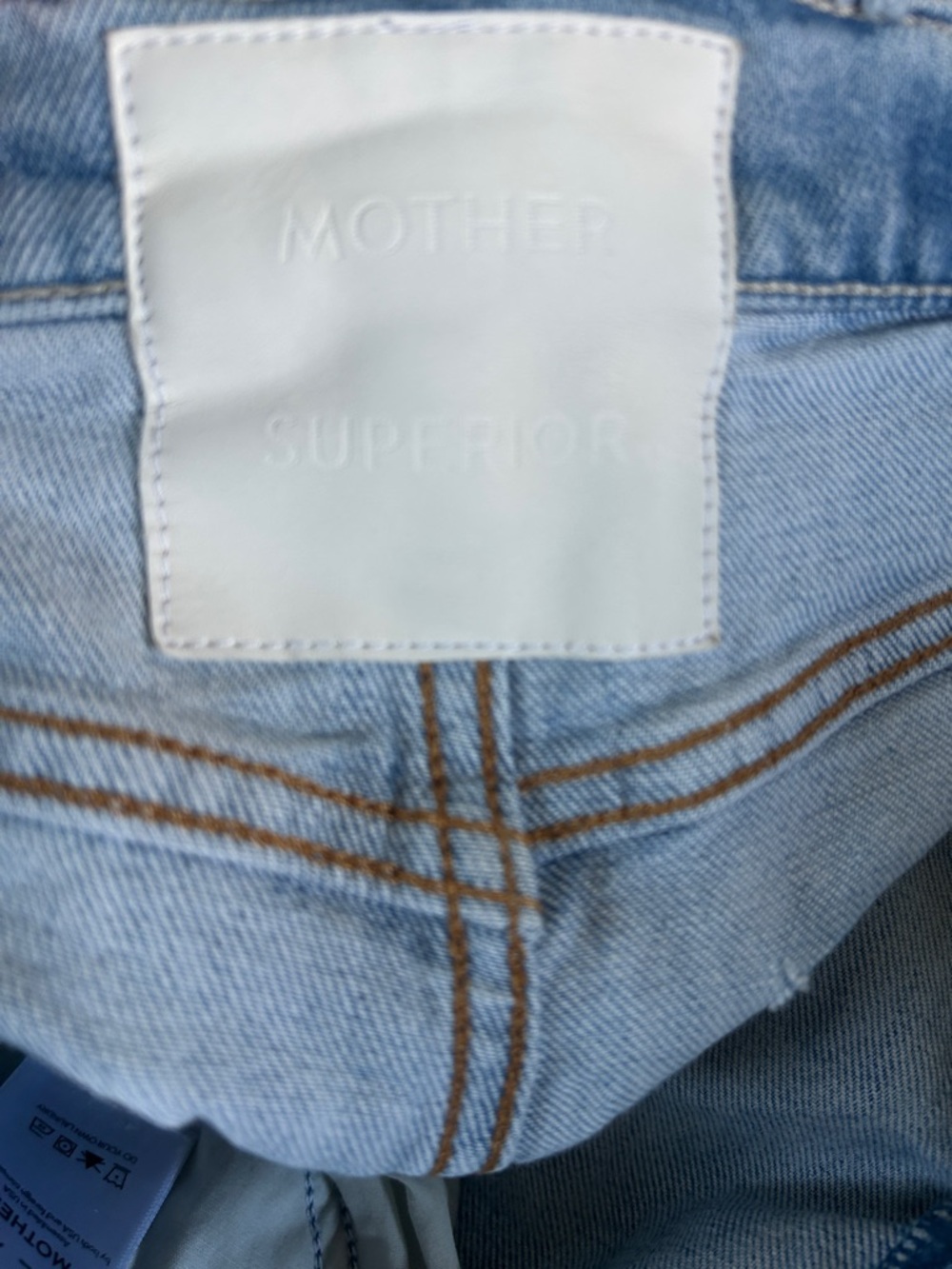 MOTHER Denim Ultra High Waisted Tomcat Kick Fray Short - Picture 6 of 8
